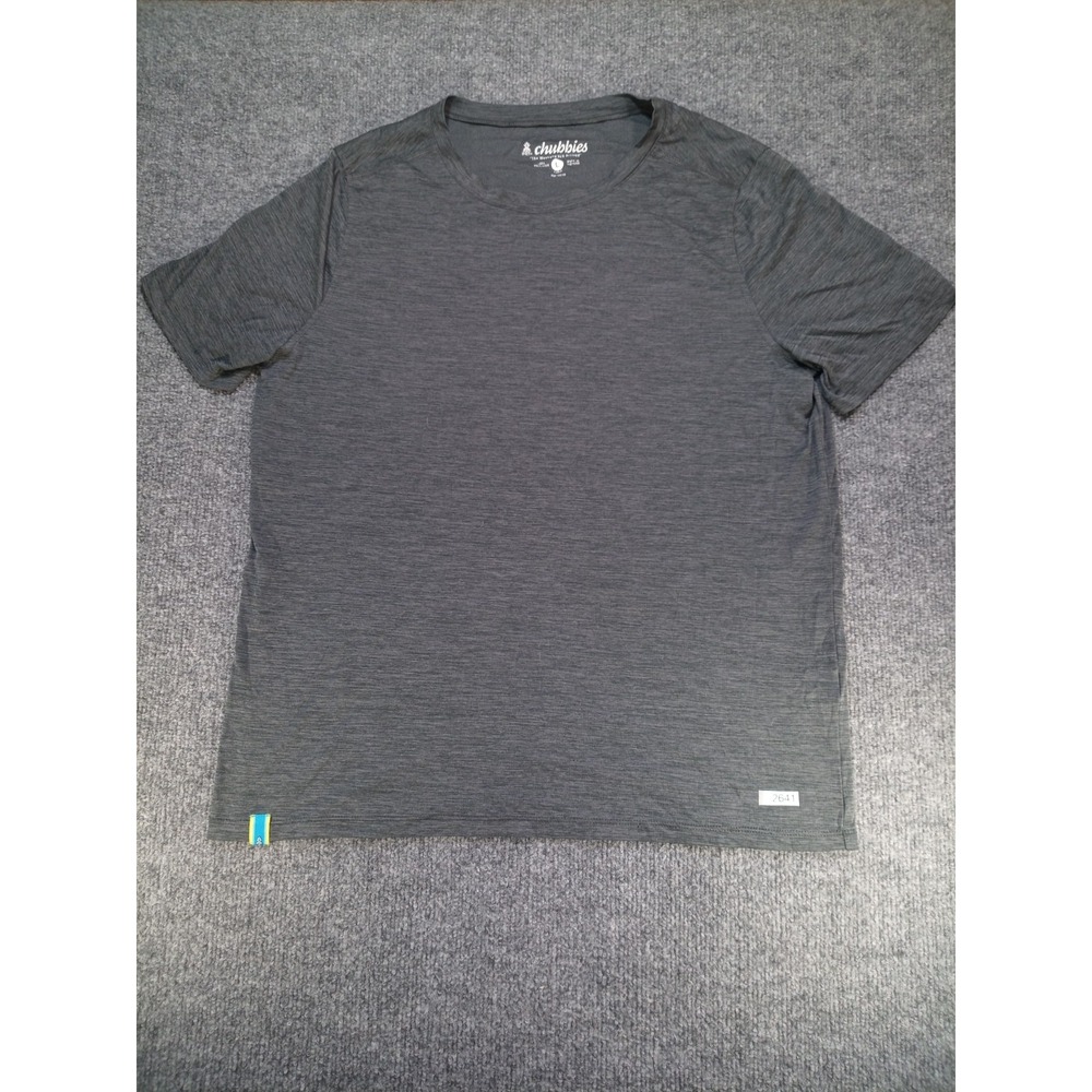 Chubbies The Weekend Has Arrived Mens Large Gray Performance T Shirt Polyester